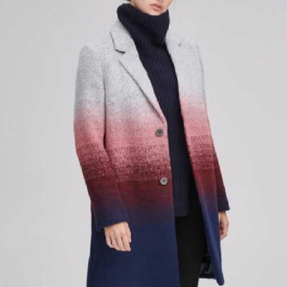 Andrew Marc Jackets & Blazers - ANDREW MARC BELAIR OMBRE WOOL CAR COAT